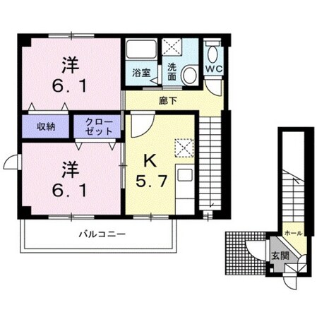 メープル　ハイムの物件間取画像